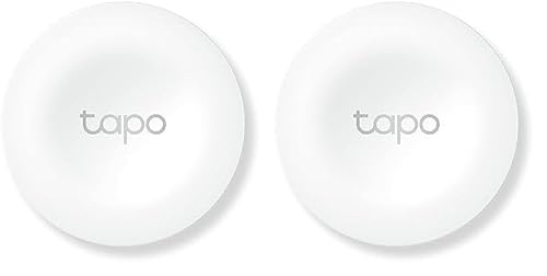 Tapo S200B - Intelligente Taste, benutzerdefinierte Aktionen, intelligente Gerätesteuerung, EIN-klick-Aktivierung, Lange Akkulaufzeit, Hub H100 erforderlich, Weiß (Packung mit 2)