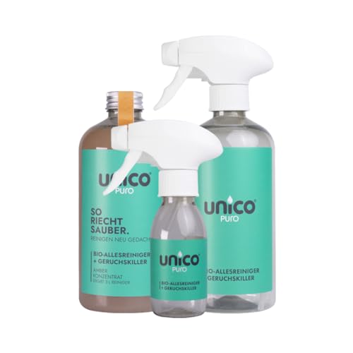 unicopuro Bio-Allesreiniger Starter-Set (Amber), 500 ml Konzentrat, biologisch abaubar