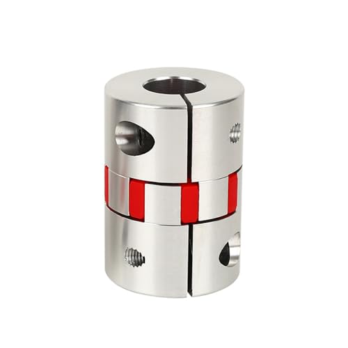 8mm bis 20mm Flexible Wellenkupplung, Durchmesser 40mm Länge 66mm Aluminium Motorverbinder Flexible