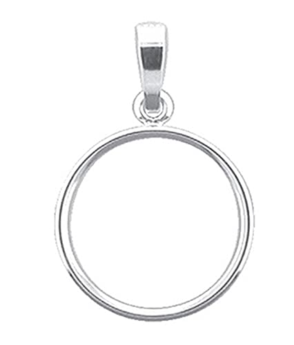 Lifestyle Schmuck Münzfassung Krappenfassung aus 925 echt Silber 23 mm