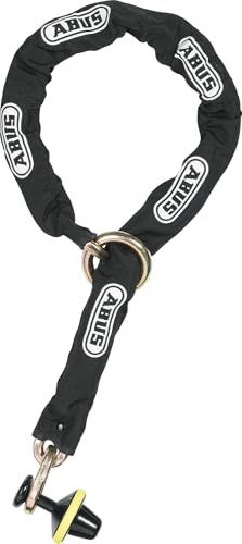 ABUS Motorradschloss Granit 68 Victory 12KS 120 Black Loop - Bremsscheibenschloss + 12 mm dicke Kette - ABUS-Sicherheitslevel 17