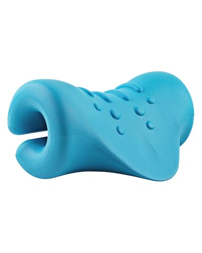 BLABOK Neck Stretcher Halswirbelsäule Traktion Gerät zu lindern Hals und Schulter Müdigkeit und Schmerzen, Nackenstrecker für Relief TMJ Schmerzen Kopfschmerzen Muskel