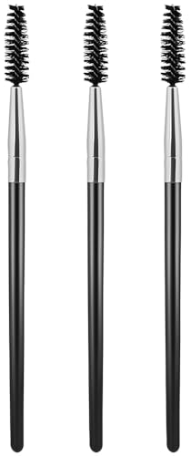 AIVEKE Wimpernbürste - 3 Stück Augenbrauenbürste, Augenbrauen Pinsel, Wimpernkamm, Augenbrauen Kamm zum Modifizieren von Augenbrauen und Wimpern, Multifunktion Make-up-Tools