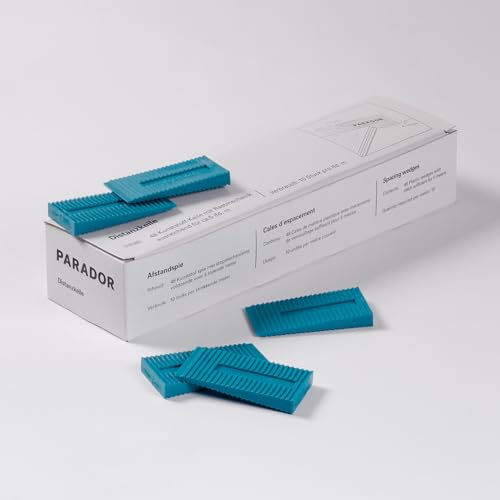 Parador Rastkeile aus Kunststoff - Abstandshalter zum Verlegen von Laminat. Parkett und elastischen Böden - Set mit 48 Stück
