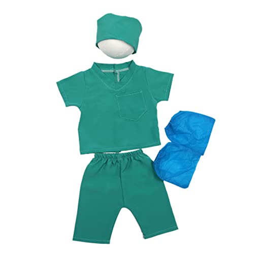 Itkcozcg Baby Foto Requisiten Arzt Kostüm Fotostudio Kleidung Hemd Und Mütze Hose Neugeborene Foto Kleidung Unisex Body
