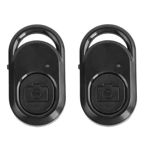 2 Stück Bluetooth Fernbedienung Selbstauslöser Handy, Handy Bluetooth Selfie Remote Control, Wireless Bluetooth Kamera Fernbedienung kompatibel mit iPhones und Android