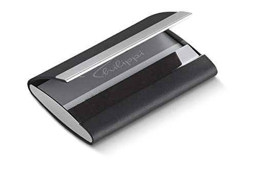 Philippi Giorgio Visitenkartenhülle, 10 cm, Schwarz