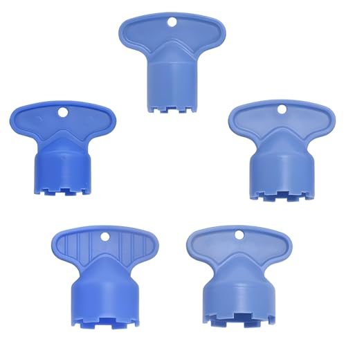 5 Stück Schlüssel für Wasserhähne, 5 Größen Cache Wasserhahn Belüfterschlüssel Entfernung, Schlüssel für Wasserhähne, für M16,5, M18,5, M21,5, M22,5, M24