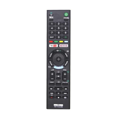 Ersatz Fernbedienung Sony bravia RMT-TX300E für Sony Fernbedienung TV mit Netflx- und You Tub-Tasten