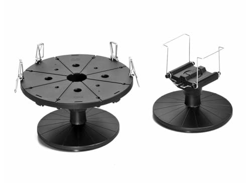 TAMIYA TAM74522 74522 Ständer, Modellbau, 360° drehbar, Lackier Zubehör, Drehteller, Air Brush Lackierhilfe, Grau,gelb