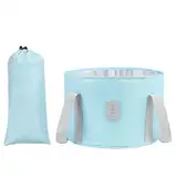 C-ollapsible Fußbadewanne, 18 l, faltbarer Eimer zum Einweichen der Füße, Fußbadbeutel, tragbarer Fußwaschbeutel, Fußbad, Massage, Fass Fußspa, Zuhause, Pediküre, Becken für Outdoor, Camping, Waschen,
