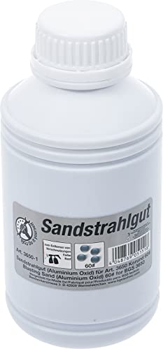 BGS Diy 3650-1 | Sandstrahlgut | Aluminium Oxid | Korund 60# | 850 g | Sandstrahlmittel, Strahlsand,Strahlgut,Sandstrahl