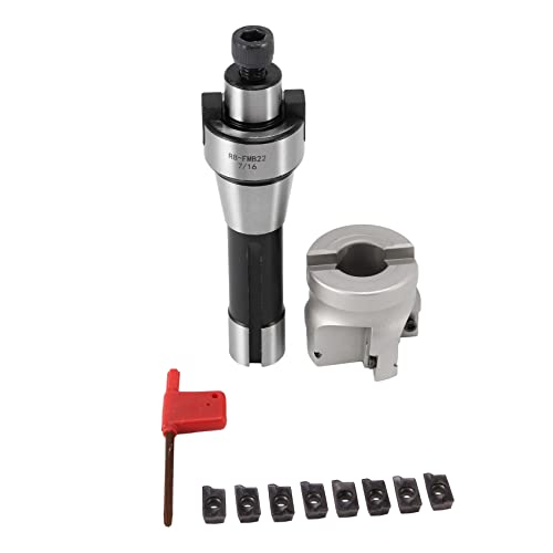 Steowsey 400R 50 MM FräSen CNC StirnfräSer Cutter Kit + 10 StüCke APMT1604 Wendeplatten + R8 Schaft Dorn für Werkzeug Maschine