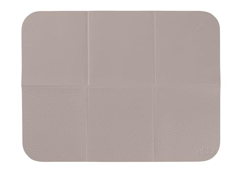 Ubbi On-The-Go Nappy Changing Baby Mat, Soft and Comfortable Nappy Bag Accessory Must Have for Newborns, Easy to Clean, Portable Folding Pad, Baby Traveling Accessories, Taupe