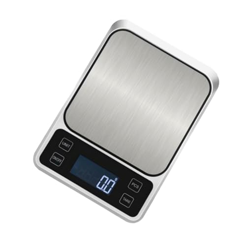 Garneck Schmuckwaage Kochen Lebensmittel Digitale Waage Waage Backen Gewichtsmessung Tragbare Lebensmittel Küchenwaage Messen Wiegen Elektronische Lebensmittelwaage Edelstahl