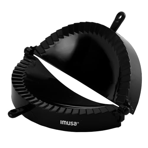 Imusa USA IMU-71006W Jumbo-Empanada-Form, einfach zu bedienen, aus Kunststoff, Schwarz