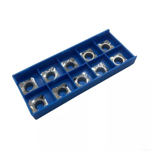 CNC-Hartmetall-Einsatz, Hartmetall-Einsätze SEHT 1204 AFFN-X83 H01 für Aluminiumverarbeitung, hohe Geradheit, starke Verschleißfestigkeit, 10 Stück