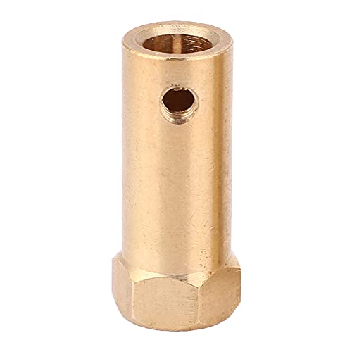 5-teilige Sechskant-Motorkupplung aus Messing, Motoranschluss für Reibungslosen Betrieb, für Motorwellenkupplung, 6 Mm/7 Mm/8 Mm (6MM)