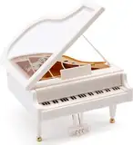 LTHERMELK Klavier Spieluhr, Mini-Klavier-Spieluhr zum Aufziehen, Geeignet für Geburtstagsgeschenke, Tischdekorationen, Mini Piano Music Box, Magical Music Box