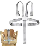 Hauck Hochstuhl Gurt,Hochstuhl-Sicherheitsgurte,5 Punkt Gurt Hochstuhl,Gurt Für Hauck Hochstuhl,Universal Kinderrückhaltesystem, Für Hochstuhl/Kinderwagen/Kinderwagen(Grau)