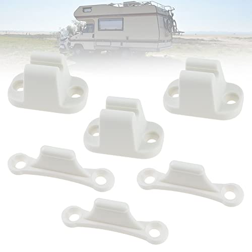 Generic VEUJ SDwfxd 3 Set Türfeststeller, T-förmiger Türhalter Türschloss Stauraum-Tür, Wohnmobile, Wohnwagen, Boote, Schränken (64cm), Acrylic