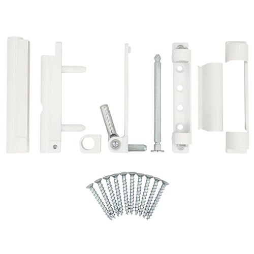 Original Winkhaus Reparatur-Komplettset für Kunststofffenster von 1996 bis 2006 - inkl. Ecklager, Flügellager, Scherenlager und Kappen in Weiß, mit Schraubenset