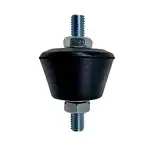 DOJA INDUSTRIAL | Gummipuffer der Klimaanlage | M8 | PACK 4 | Klima Silentblock | Klimageraet Anti Vibration Gummilager | Wandhalterung Gummi Schwingungsdaempfer | Antivibrationsfuesse Stossdaempfer