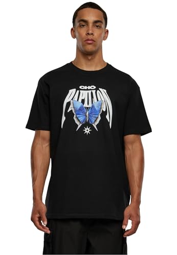Mister Tee Herren Origami Tee S Black