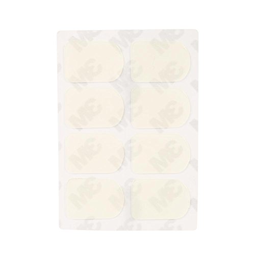 Bnineteenteam Sax-Mundstück-Patch, 0,3mm Small Oval Mundstück Patch Pad Kissen Weiß für Sopran-Alt-Tenor-Saxophon Klarinette