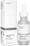 The Original Ordinary Niacinamid 10 % + Zink 1 %, Glättendes Serum für unreine Haut, 30 ml