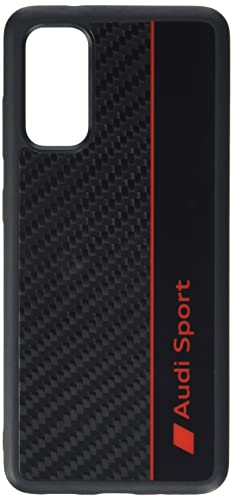 Audi 3222000302 Smartphone Case Schutzhülle Mobiltelefon Cover, grau/rot, für Samsung S20