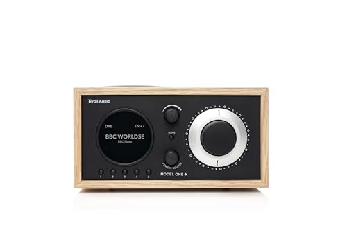 Tivoli Audio Model One+ FM/DAB+ Radio mit Bluetooth und Fernbedienung (Eiche/Schwarz)