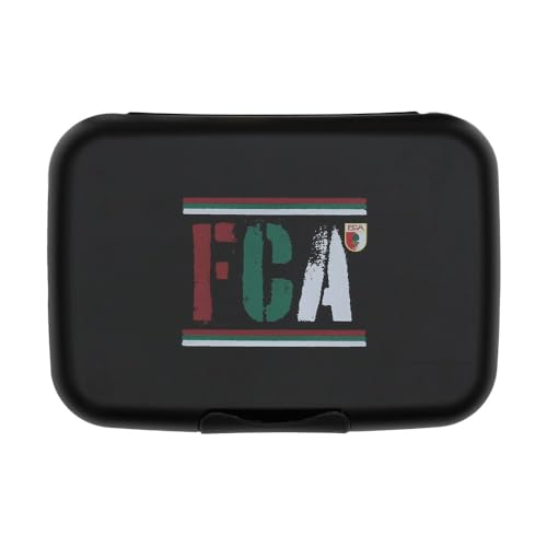 FC Augsburg FCA Brotdose Lunch-Box schwarz