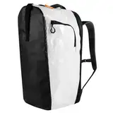 baqpaq Einkaufsrucksack groß LKW Plane 40l - Rucksack perfekt für den Einkauf/als Fahrradrucksack - wasserdicht für Herren & Damen - belastbar bis 20kg (Version 2.0/ Schwarz/Weiß)