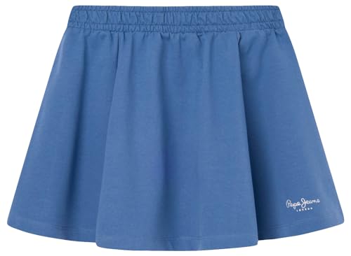 Pepe Jeans Mädchen-Rock Nery, Blau (Seeblau), 12 Jahre