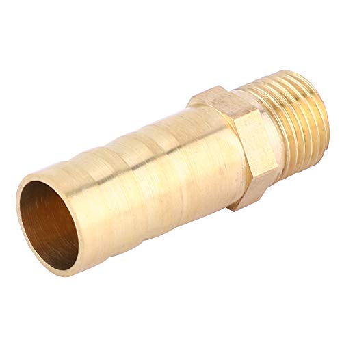 Schlauchtülle, 5 Stück, Messing, Schlauchtülle, Männlich, BSP-Anschluss, Adapter, Kupplung, 10 Mm, Beständig, für Luftdichtheit, Hohe, Gerade Anschlüsse (PC10-01 (1/8))