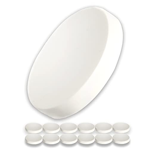 XILMARK JoghurtDeckel kompatibel mit Joghurtgläser 125 grs (Edeka, Lidl, Aldi) Dessert Deckel, Joghurtdeckelverschluss, Kunststoff-Deckel für Joghurtbecher, Dessertgläser, Durchmesser 56 mm 12 Stück