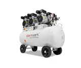 Starkwerk SW 477/8 Flüsterkompressor Silent Kompressor 2,25kW !69 dB! 8Bar ölfrei 100L Kessel Druckluftkompressor leise Compressor inklusive Druckminderer und Wasserabscheider