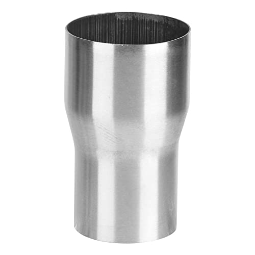 Auspuffrohradapter, Universal Edelstahl Auspuffrohranschlussrohradapter Reduzierstück Modifiziertes Teil(63-76MM)