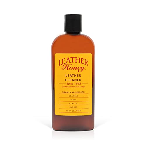 LEATHER Honey Lederreiniger, Premium-Lederreiniger für Kunstleder und Lederkleidung, Möbel, Autoinnenraum, Schuhe und Accessoires, muss Nicht verdünnt Werden, gebrauchsfertig, 236ml Flasche