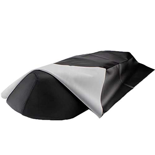 xtsfx 1 Motorrad Sattelbezug Motorrad Sattelbezug schwarz Leder Universal Leder Sitzprotektor Die meisten Motorräder haben eine verschleißfeste und wasserdichte Beschichtung, 100cmx70 cm