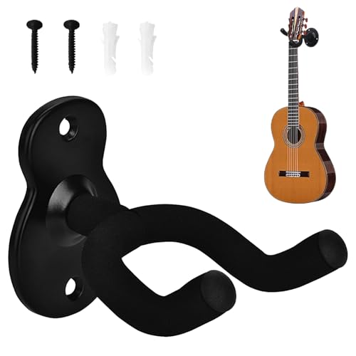 banjiabb Gitarrenhalterung,Gitarren Wandhalterung,Wandhalterung Gitarre,Gitarrenhalter Wand,Gitarren-Wandhalterung,Universal Gitarren-Wandhalter,Fur Akustikgitarre E-Gitarre Bass Klassische Gitarre