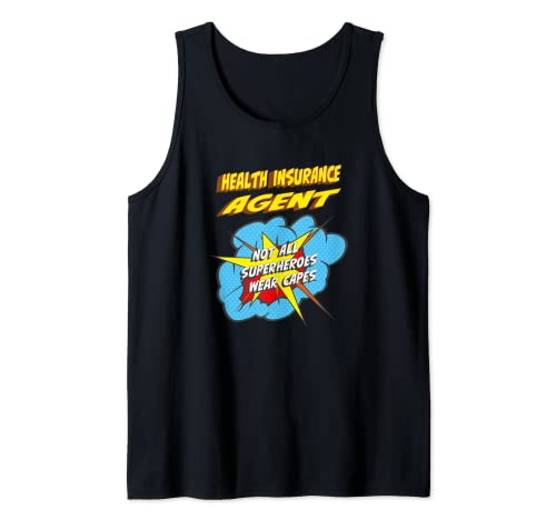 Gesundheitsversicherungsagent, lustiger Superhelden-Job Tank Top