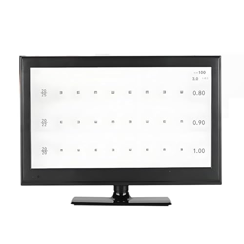 Augenprüfung LCD Sehschärfe Optometrie Diagramm mit Fernbedienung, Einstellbarer Messabstand für Seh-Screening in Kliniken