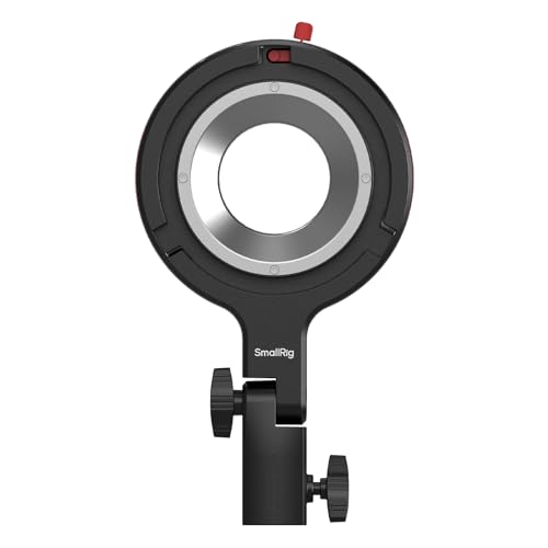 SMALLRIG Bowens Mount Softbox Speed Ring Adapter für SmallRig RC 60B COB Videoleuchte, kompatibel mit Standard-Bowens-Mount-Zubehör, Tragfähigkeit von 1,5 kg - 4476