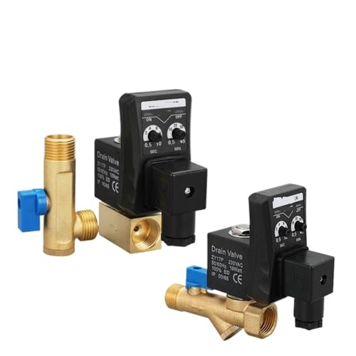 Electronic Drain Valve Air Compressor Filter Dry Air Storage Tank Drain Cooler Dry Electromechanical Magnetic Valve AC 220 V DC 12 V (DN20, AC220V)