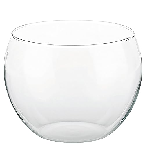 Kela Bowletopf 3,5l FINA, Feuerzangenbowle Topf hitzebeständig, Bowle Gefäß Glas, Transparent, 22 cm