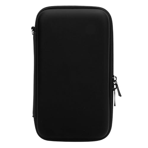 Yanmis Tragetasche Kompatibel mit New 2DS XL 2DS LL für New 3DS 3DS, Wasserabweisende Hartschalen-Reisetasche mit 8 Spielesteckplätzen, Tragbare Konsolen-Schutztasche (Black)