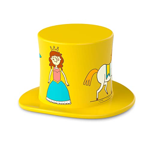 TechniSat TECHNIFANT Hütchen Märchen (Spannende Märchen der Gebrüder Grimm, Spielzeit ca. 74 Minuten, Audioinhalte geeignet für Kinder ab 3 Jahren, Deutsch) gelb
