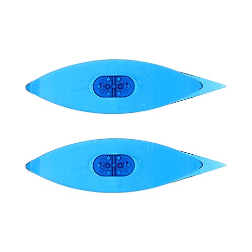 Artibetter Occhi Schiffchen Kunststoff Tatting Shuttle für Occhispitze Hand Spitze Herstellung Kunst Werkzeug 2 Stück